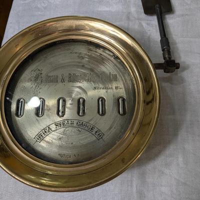 Rare Hoffmann & Billings Mfg, Mil, Utica Steam Gauge Co Counter