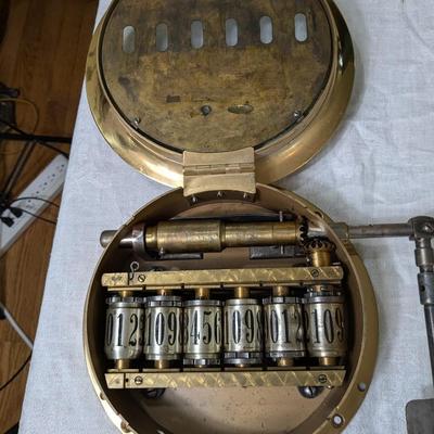 Rare Hoffmann & Billings Mfg, Mil, Utica Steam Gauge Co Counter