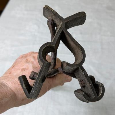 Brass "A" Branding Iron