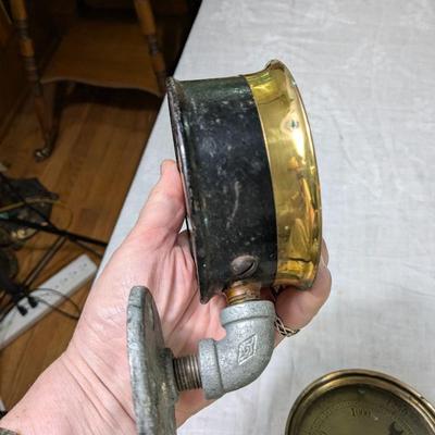 Antique Jas. P Marsh and American Steam Gauges