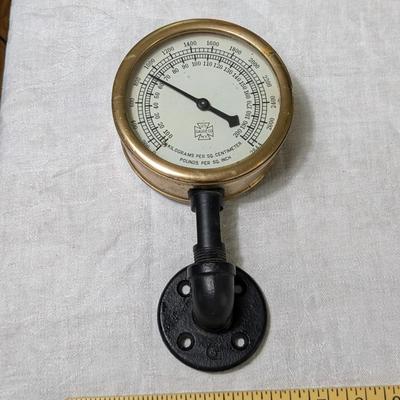 Vintgae US GAUGE CO NY 3000 PSI Steam Gauge