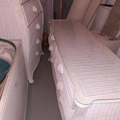 3pc Wicker Bedsuite