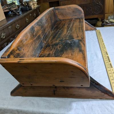 Antique Wooden Carriage Bench