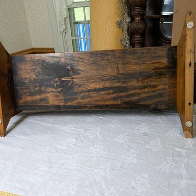 Antique Wooden Carriage Bench