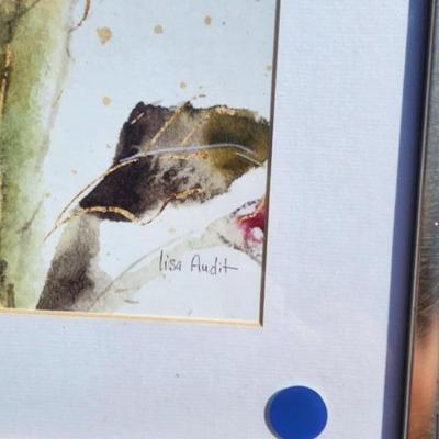 Beverly Parker sign art work 11/17 and Two Lisa Audit art Work