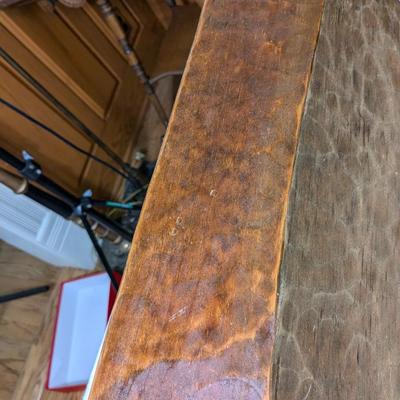 Antique Hand Carved Wooden Dough Bowl