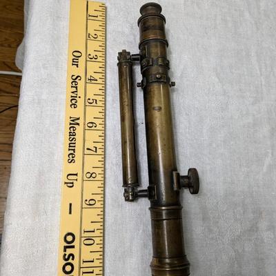 Early 19th Century Ship Telescope with Level