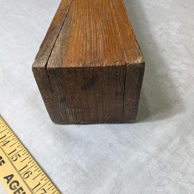 Antique Saddlers Wood Vice Tool, Leather Sewing