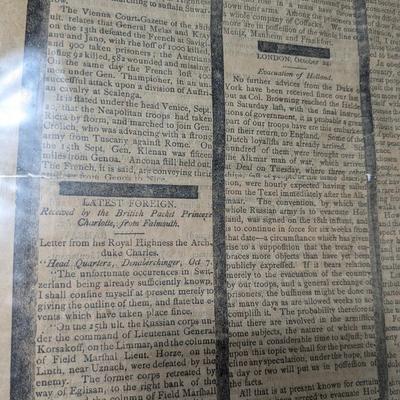 Ulfter County Gazzette, January 1800 Issue, George Washington's Death