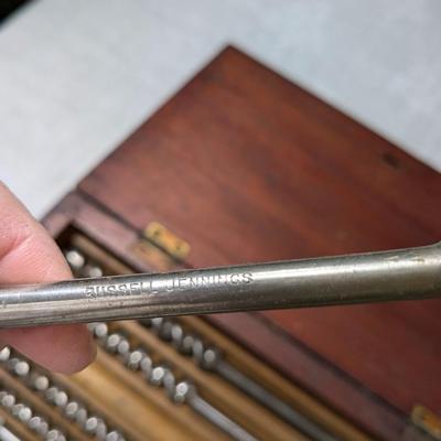 RARE Early Complete Set of 14 RUSSELL JENNINGS Auger Bits in its Original 3 Tiered Box