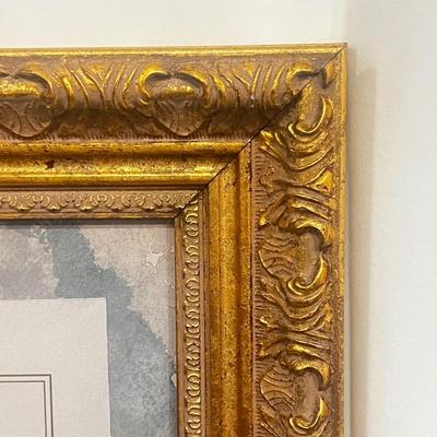 Yuriko Takata Peony Limited Edition Art Print Framed/Matted #112 28x22 inches