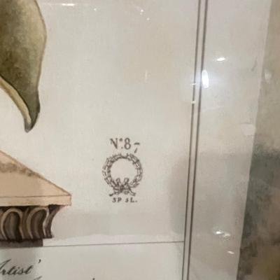 Yuriko Takata Tulip Limited Edition Art Print Framed/Matted #87 28x22 inches