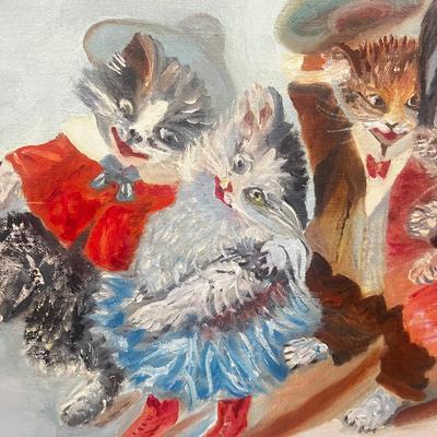 Vintage 1970’ Painting Signed Ethel 27x 23” Framed