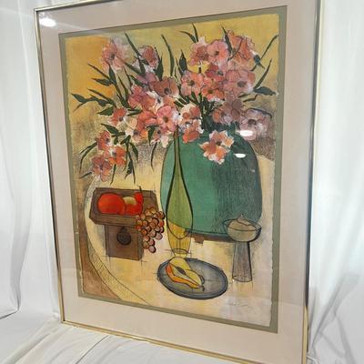 Original Art By Hellen Latta Abstract Painting 37Hx29”