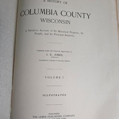 1914 Vol. I and II History of Columbia County