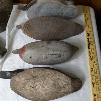 Set of 4 Antique Duck Decoys
