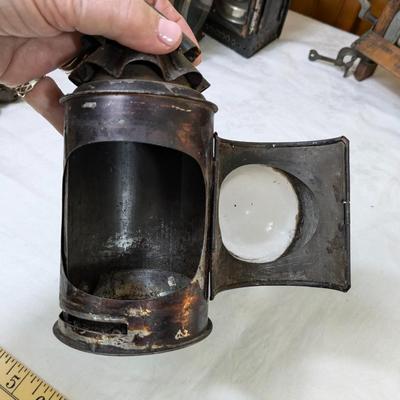 Antique Bullseye Torch Police Oil Lantern Flashlight