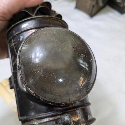 Antique Bullseye Torch Police Oil Lantern Flashlight