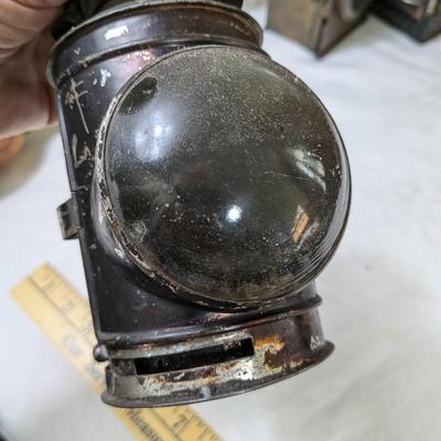 Antique Bullseye Torch Police Oil Lantern Flashlight