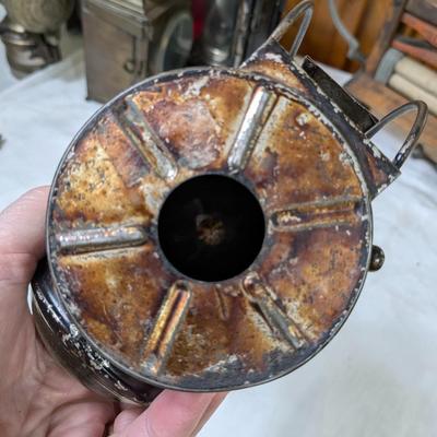 Antique Bullseye Torch Police Oil Lantern Flashlight