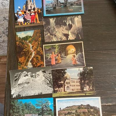 Previously used postcards