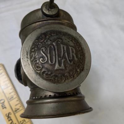 Antique Badger Brass Co Bicycle Lantern, Kenosha, Wi