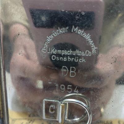 Antique OSNABRUCK KAMPSCHULTE & CO. 1954 Lantern
