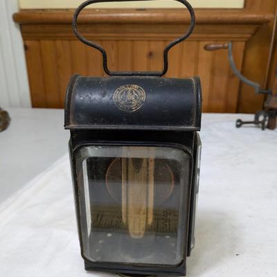 Antique S. Maw Son and Sons Bicycle Lantern
