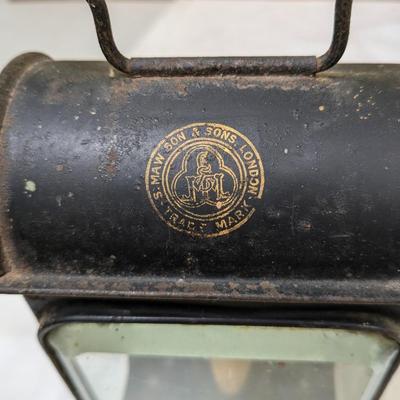 Antique S. Maw Son and Sons Bicycle Lantern