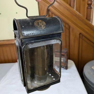 Antique S. Maw Son and Sons Bicycle Lantern