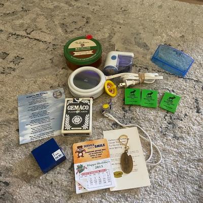 Misc. assortment from desk drawer