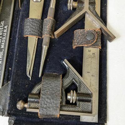 Rare Vintage Starrett No. 900 Apprentice Set Of Machinist Tools