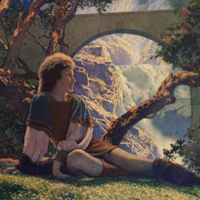 MAXFIELD PARRISH PRINT "PRINCE"
