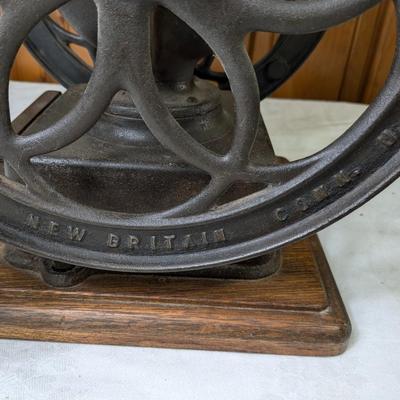 Antique Landers, Frary, & Clark Cast Iron Coffee Mill Grinder
