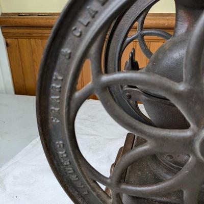 Antique Landers, Frary, & Clark Cast Iron Coffee Mill Grinder