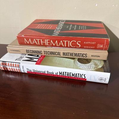 Mathematics book lot