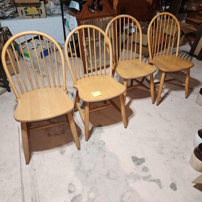 4 Solid wood Chairs