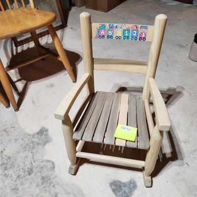 Child Wooden Rocking Rocker Chair