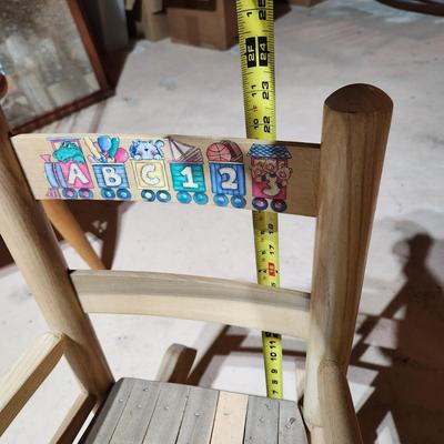 Child Wooden Rocking Rocker Chair