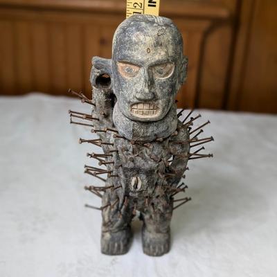Antique African Nkisi N'Kondi Statue