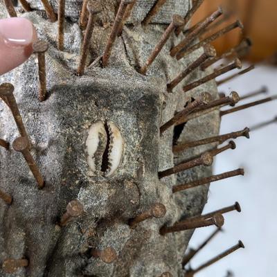 Antique African Nkisi N'Kondi Statue