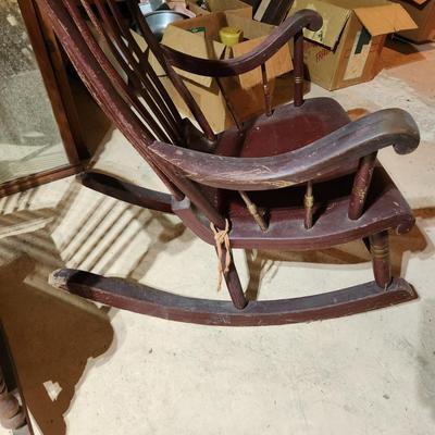 2 Vintage Rocker Rocking Chairs