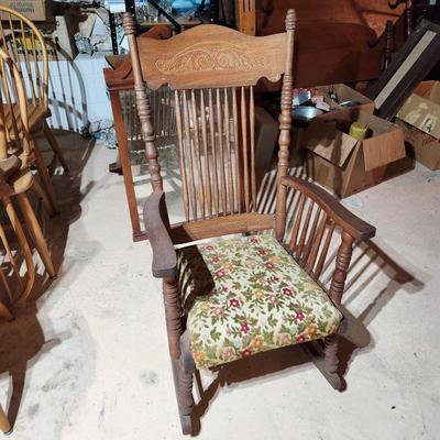 2 Vintage Rocker Rocking Chairs