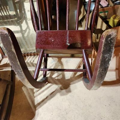 2 Vintage Rocker Rocking Chairs