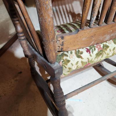 2 Vintage Rocker Rocking Chairs