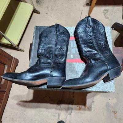 Code West Women's Black Cowboy Western Boots 9 M
