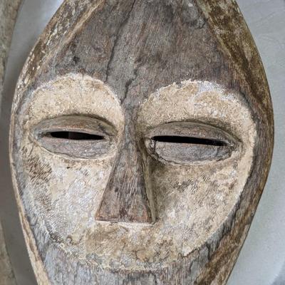 ANTIQUE KWELE GABON MASK TRIBAL ART AFRICAN MASK