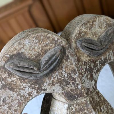 ANTIQUE KWELE GABON MASK TRIBAL ART AFRICAN MASK