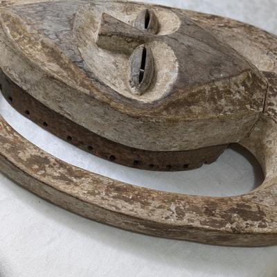 ANTIQUE KWELE GABON MASK TRIBAL ART AFRICAN MASK