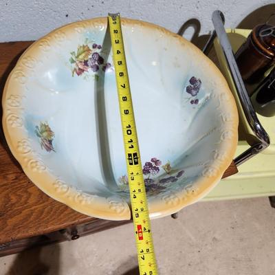Antique J& G Meakin Ironstone Pitcher & Wash Basin Hanley England